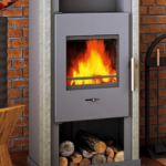 Wamsler Yuna Kaminofen 6 kW Stahl Naturstein