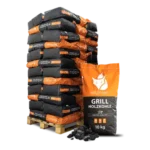 HEIZFUXX Grillkohle 360 kg (36 x 10 kg)