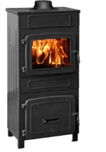 WAMSLER WO 109-8F Werkstattofen 8 kW mit Sichtfenster – Kaminofen für Holz, Holzbriketts & Braunkohlebriketts – Bild 3