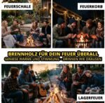 Neandertaler Feuer Hainbuchen-Kaminholz 25 cm – 500 kg auf Palette – Bild 3