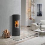 Oranier Polar W+ 2.0 Schwarz – Moderner Kaminofen mit 6,5 kW