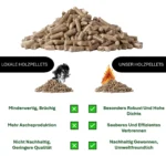 Holzpellets Buche & Eiche ENplus A1 – 975 kg Palette (65 x 15 kg) – Bild 2