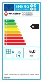 Wamsler Yuna Kaminofen 6 kW Stahl Naturstein – Bild 8